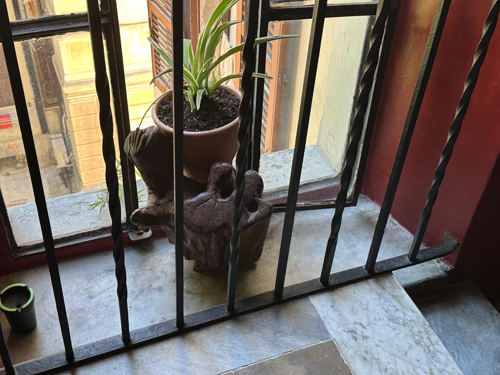 Restauro grata in ferro
